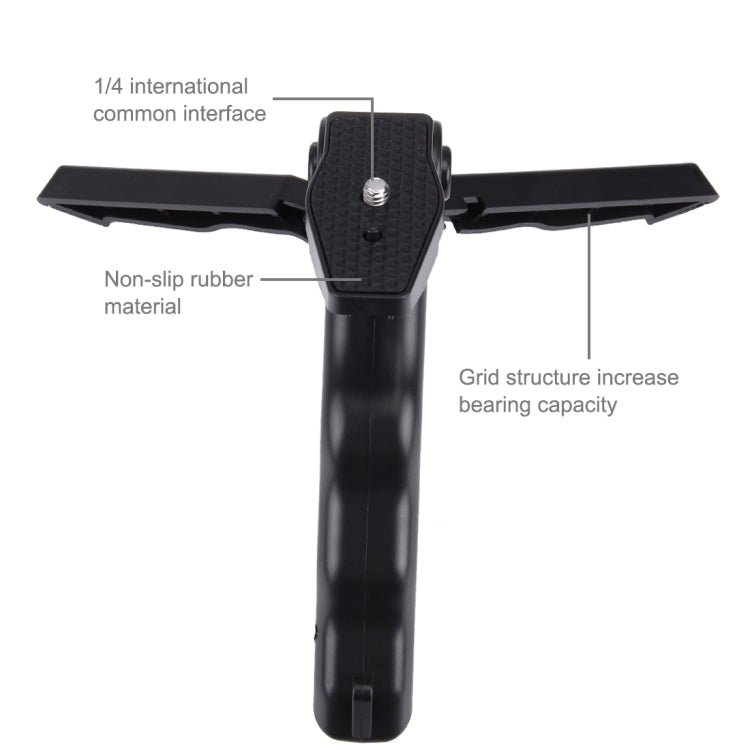 PULUZ Smartphone Fixing Clamp 1/4 inch Holder Mount Bracket + Grip Folding Tripod Mount Kits for DJI OSMO Pocket / Pocket 2 - HoMEdemic™ 