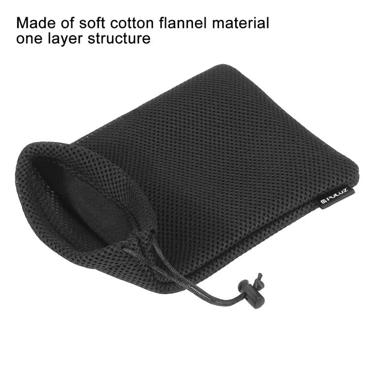 PULUZ Storage Bag with Stay Cord for GoPro, Insta360, DJI and Other Action Cameras Accessories(Black) - HoMEdemic™ 