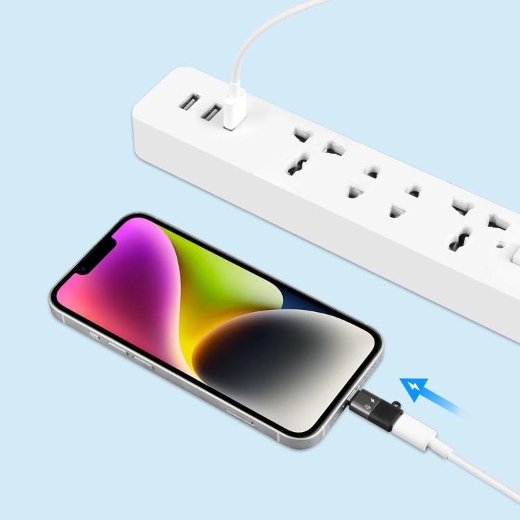 PULUZ USB-C / Type-C to 8 Pin OTG Adapter (Black) - HoMEdemic™ 