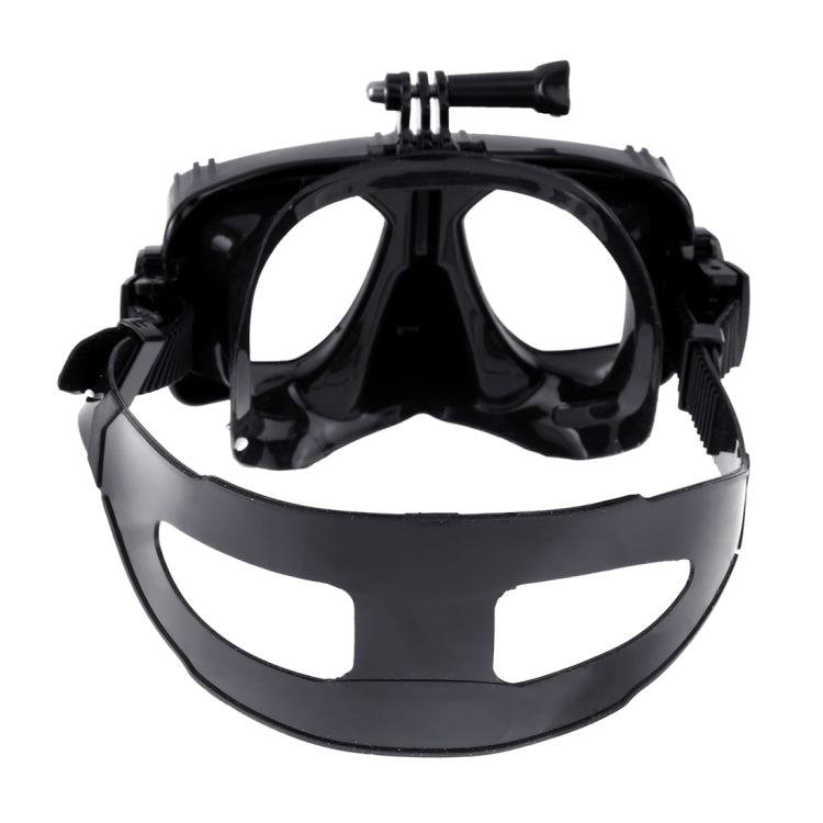 PULUZ Water Sports Diving Equipment Diving Mask Swimming Glasses for GoPro, Insta360, DJI and Other Action Cameras(Black) - HoMEdemic™ 