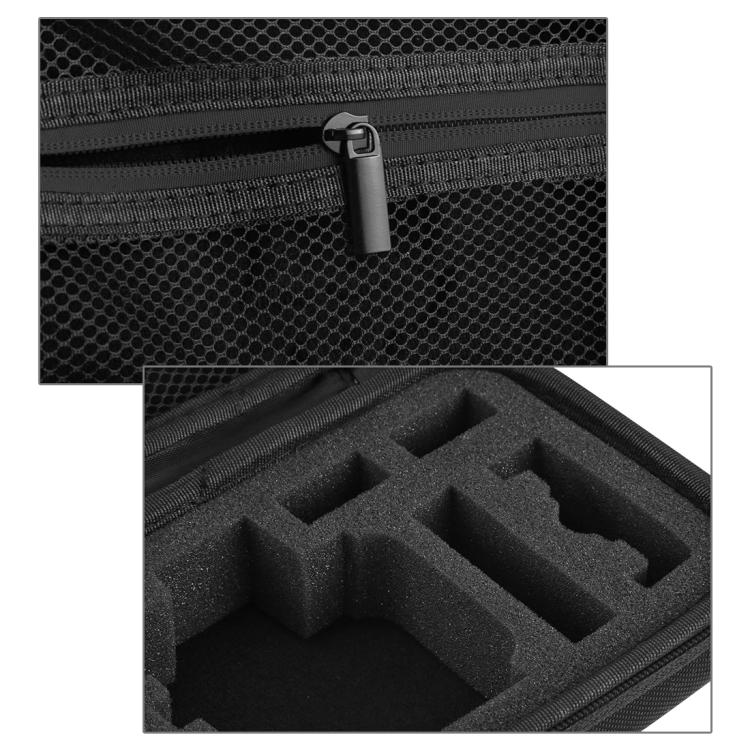 PULUZ Waterproof Carrying and Travel Case for GoPro, DJI Osmo Action and other Sport Cameras Accessories, Small Size: 16cm x 12cm x 7cm(Black) - HoMEdemic™ 
