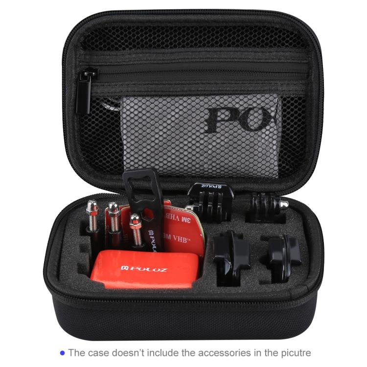 PULUZ Waterproof Carrying and Travel Case for GoPro, DJI Osmo Action and other Sport Cameras Accessories, Small Size: 16cm x 12cm x 7cm(Black) - HoMEdemic™ 