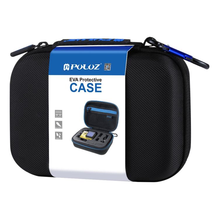 PULUZ Waterproof Carrying and Travel Case for GoPro, DJI Osmo Action and other Sport Cameras Accessories, Small Size: 16cm x 12cm x 7cm(Black) - HoMEdemic™ 