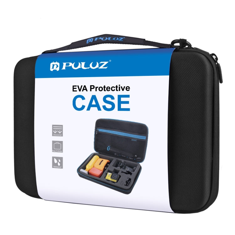 PULUZ Waterproof Carrying and Travel Case for GoPro, Insta360, DJI and Other Action Cameras Accessories, Large Size: 32cm x 22cm x 7cm - HoMEdemic™ 