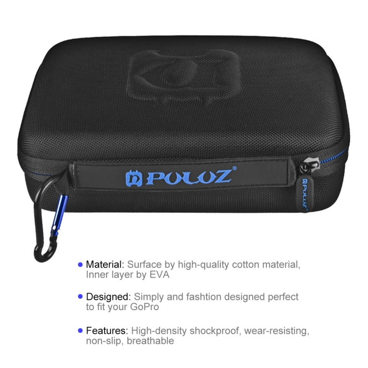 PULUZ Waterproof Carrying and Travel Case for for GoPro, Insta360, DJI and Other Action Cameras Accessories, Medium Size: 23cm x 17cm x 7cm - HoMEdemic™ 