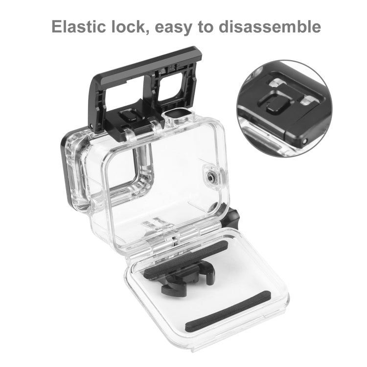 PULUZ for GoPro HERO(2018) / HERO7 Black /6 /5 60m Underwater Waterproof Housing Diving Protective Case with Buckle Basic Mount & Screw - HoMEdemic™ 