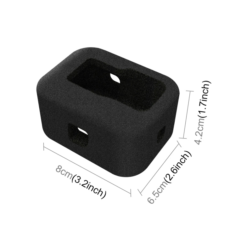 PULUZ for GoPro HERO12 Black /11 Black /10 Black /9 Black Foam Windshield Housing Case(Black) - HoMEdemic™ 