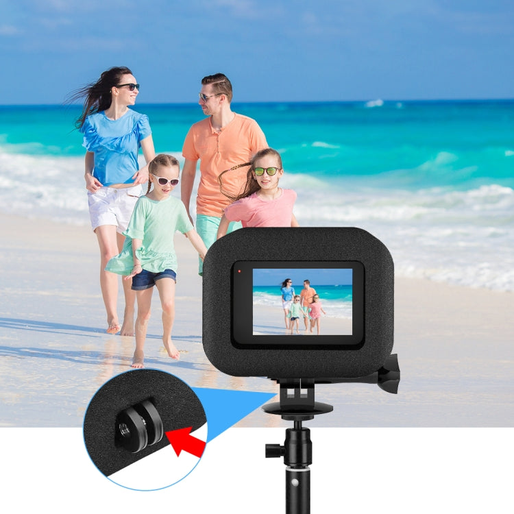PULUZ for GoPro HERO12 Black /11 Black /10 Black /9 Black Foam Windshield Housing Case(Black) - HoMEdemic™ 