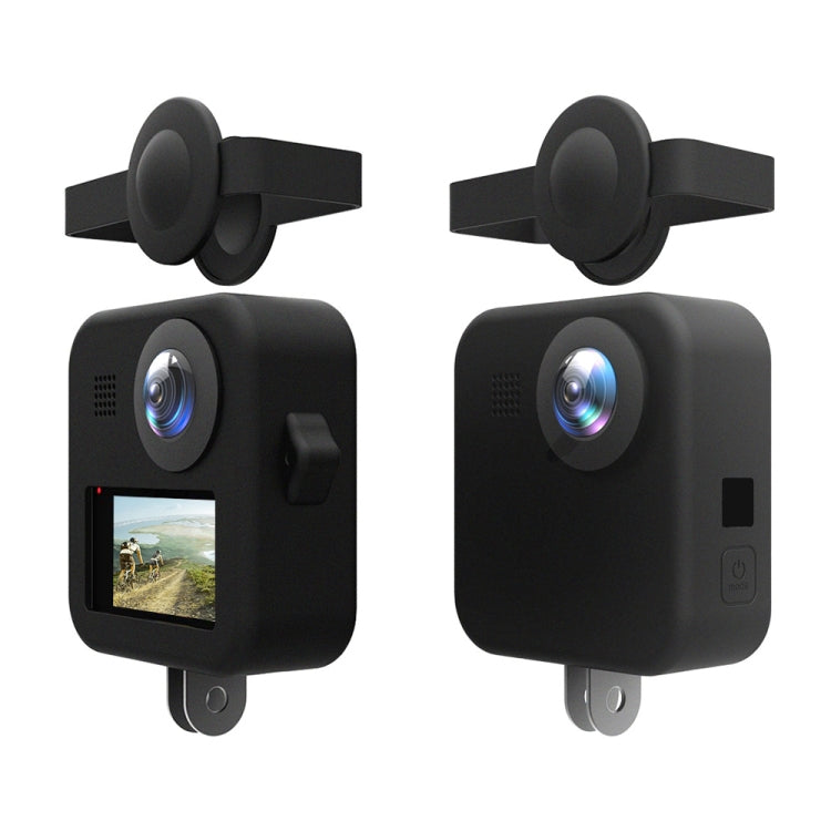 PULUZ for GoPro Max Dual Lens Caps Case + Body Silicone Protective Case(Black) - HoMEdemic™ 