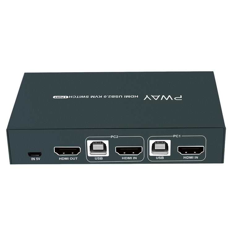 PWAY PW-S7201H 2 In 1 Out HDMI KVM Switch 4K HD Video Screen Cutter - HoMEdemic™ 