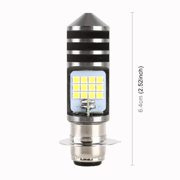 PX15D DC12V / 7.4W Motorcycle LED Headlight with 24LEDs SMD-3030 Lamp Beads, PX15D Style 1 (White Light), PX15D Style 1 (Yellow + White) - HoMEdemic™ 