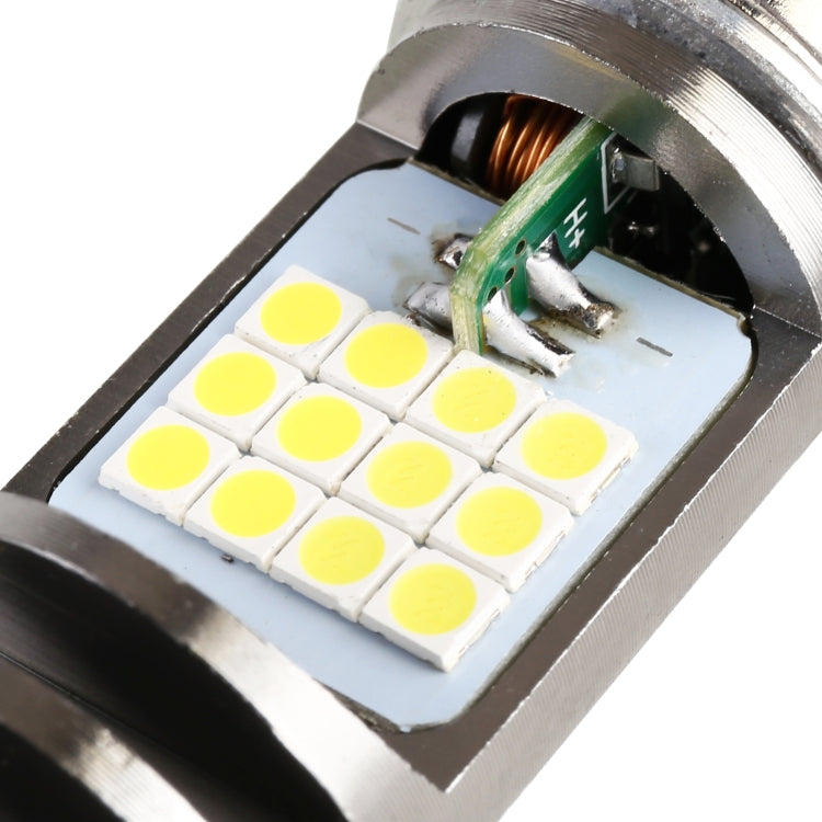 PX15D DC12V / 7.4W Motorcycle LED Headlight with 24LEDs SMD-3030 Lamp Beads, PX15D Style 1 (White Light), PX15D Style 1 (Yellow + White) - HoMEdemic™ 