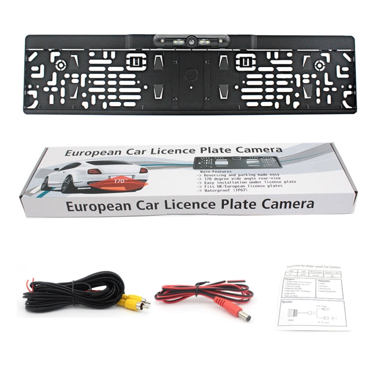 PZ-424 Europe Car License Plate Frame 170 Degree Rear View Camera, PZ-424 - HoMEdemic™ 