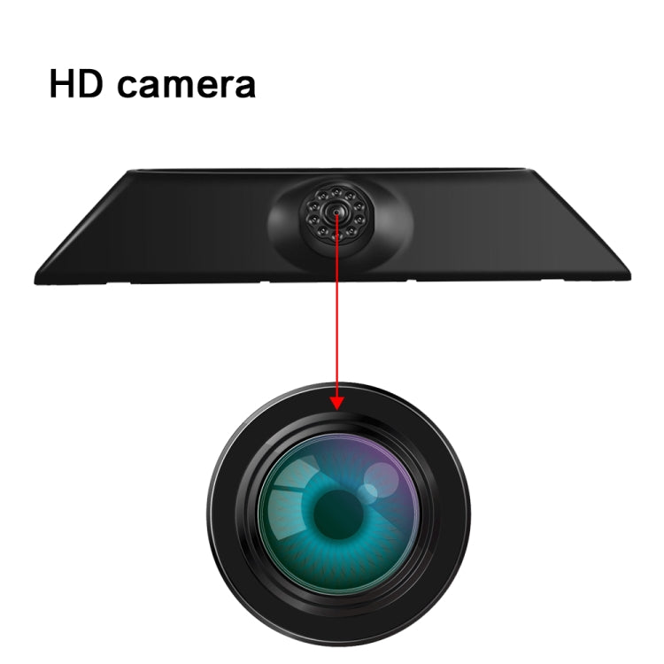 PZ474 Car Waterproof 170 Degree Brake Light View Camera + 7 inch Rearview Monitor for Iveco Daily 4 Gen, PZ474 + 7 inch Rearview Monitor - HoMEdemic™ 
