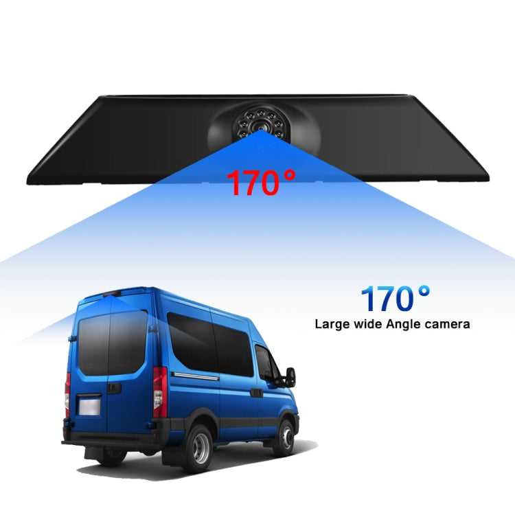 PZ474 Car Waterproof 170 Degree Brake Light View Camera + 7 inch Rearview Monitor for Iveco Daily 4 Gen, PZ474 + 7 inch Rearview Monitor - HoMEdemic™ 