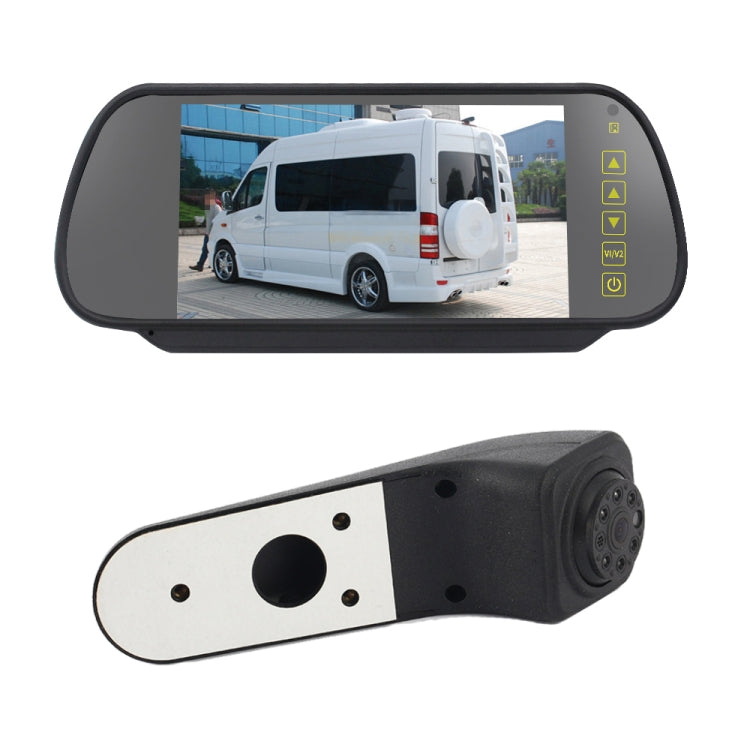 PZ475 Car Waterproof 170 Degree Brake Light View Camera + 7 inch Rearview Monitor for Volkswagen Crafter, PZ475 + 7 inch Rearview Monitor - HoMEdemic™ 