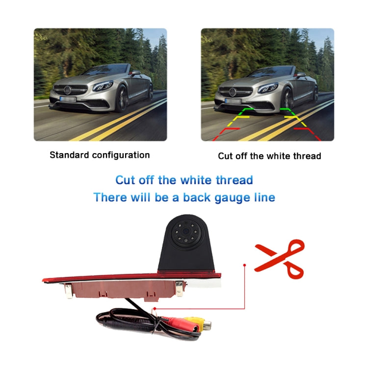 PZ477 Car Waterproof 170 Degree Brake Light View Camera for Ford Transit Custom, PZ477 - HoMEdemic™ 