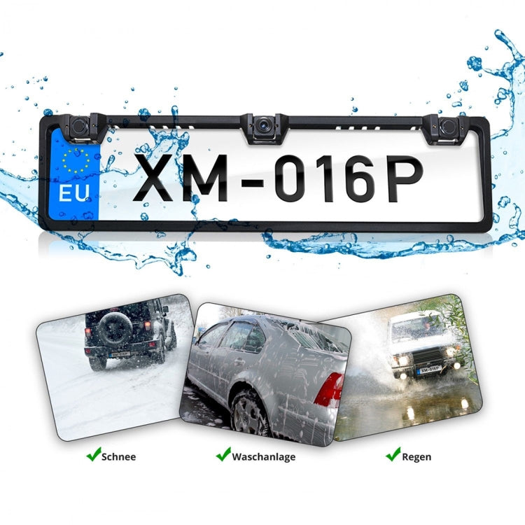 PZ600L-2 Europe Car License Plate Frame Front Rear View Camera, PZ600L-2 - HoMEdemic™ 