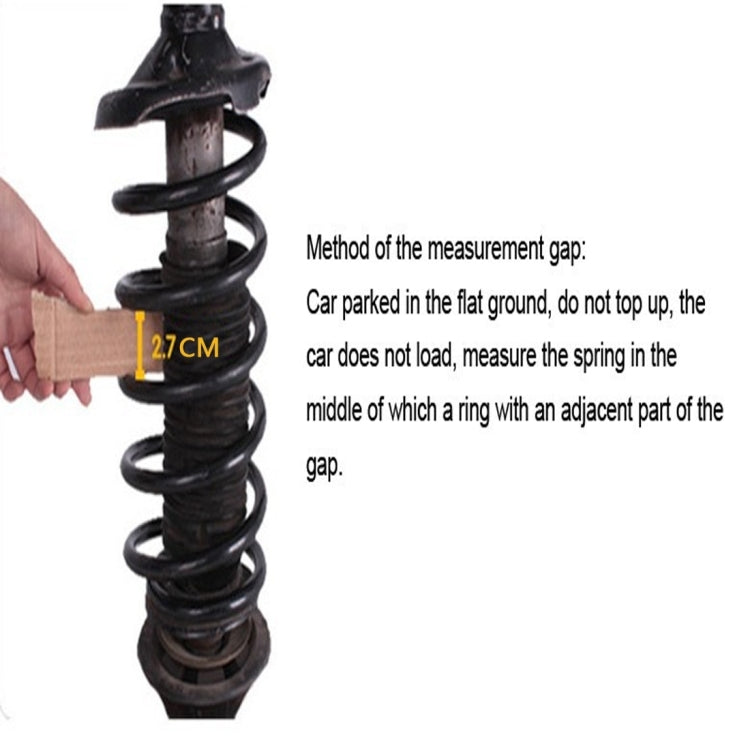 Pairs Car Auto B+ Type Shock Absorber Spring Bumper Power Cushion Buffer, Spring Spacing: 35mm, Spring Diameter: 160mm, B+Type(Spring Spacing: 38mm, Height: 72mm) - HoMEdemic™ 
