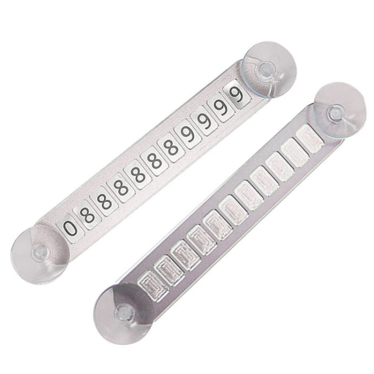 Parking Number Plate Aluminum Alloy Lightweight Simple Temporary Parking Plate(Rose Gold) - HoMEdemic™ 