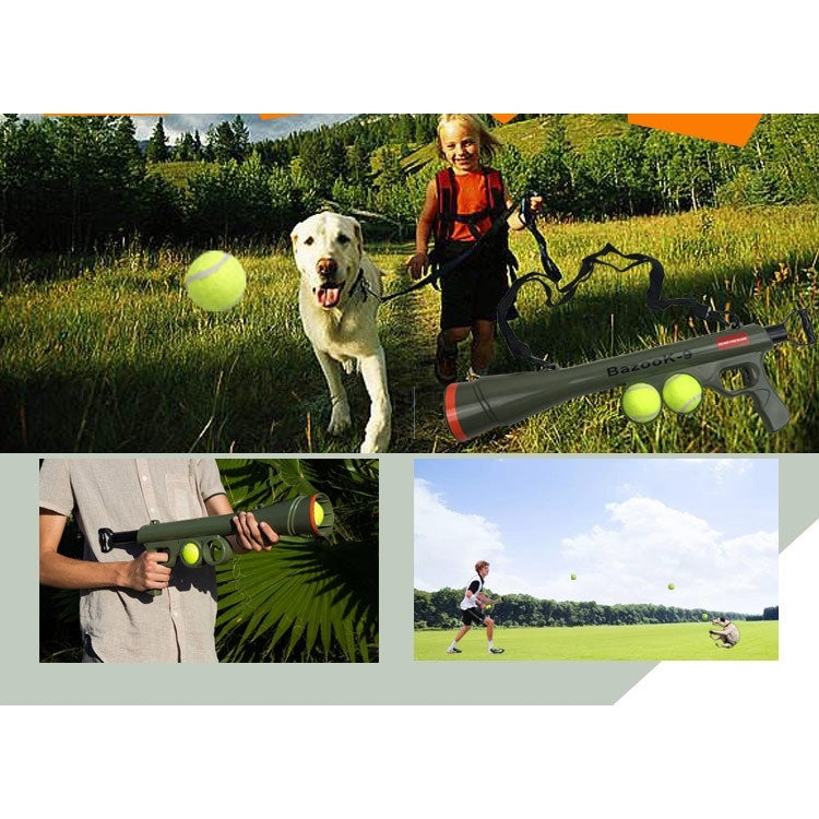 Pet Dog Supplies Toy Training Launcher Remote Speed Aiming Tennis Launcher, Size:52*19*9cm - HoMEdemic™ 