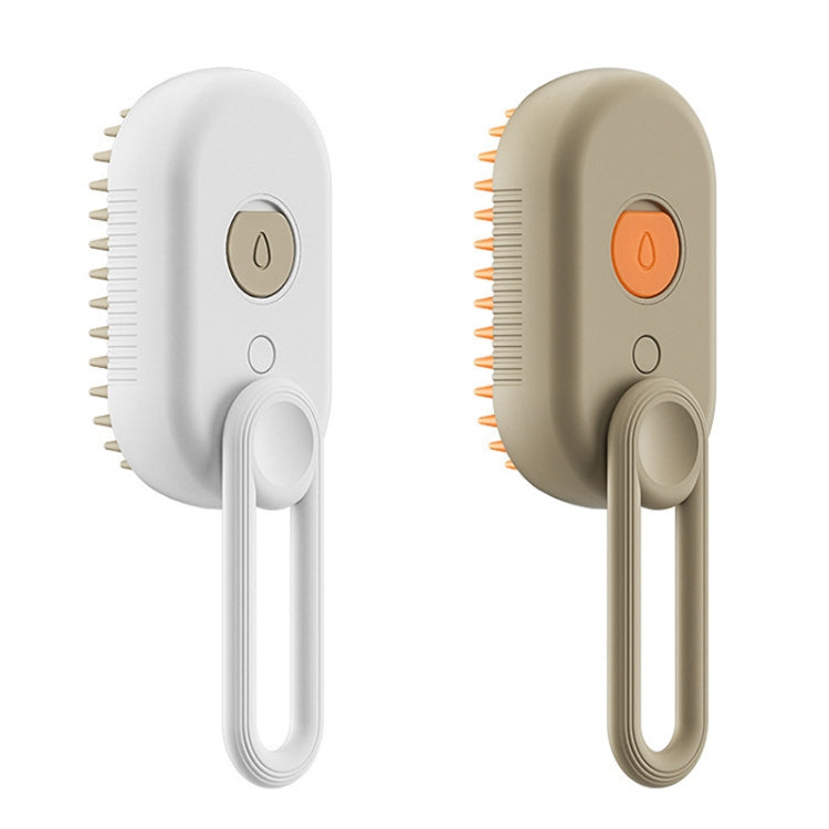 Pet Electric Spray Comb Rechargeable Cat Steamy Grooming Brush Cleaning Tool(Coffee) - HoMEdemic™ 
