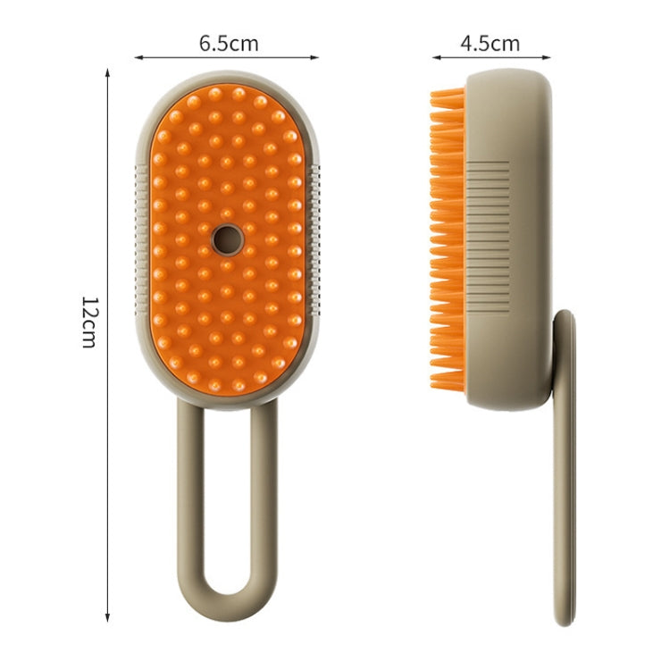 Pet Electric Spray Comb Rechargeable Cat Steamy Grooming Brush Cleaning Tool(Coffee) - HoMEdemic™ 