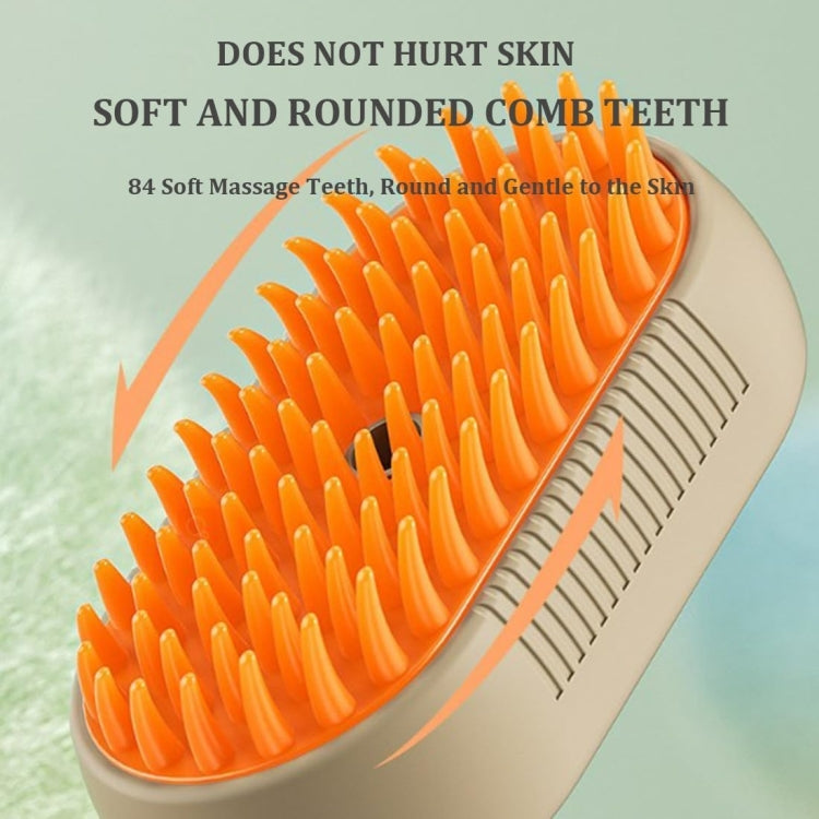 Pet Electric Spray Comb Rechargeable Cat Steamy Grooming Brush Cleaning Tool(Coffee) - HoMEdemic™ 
