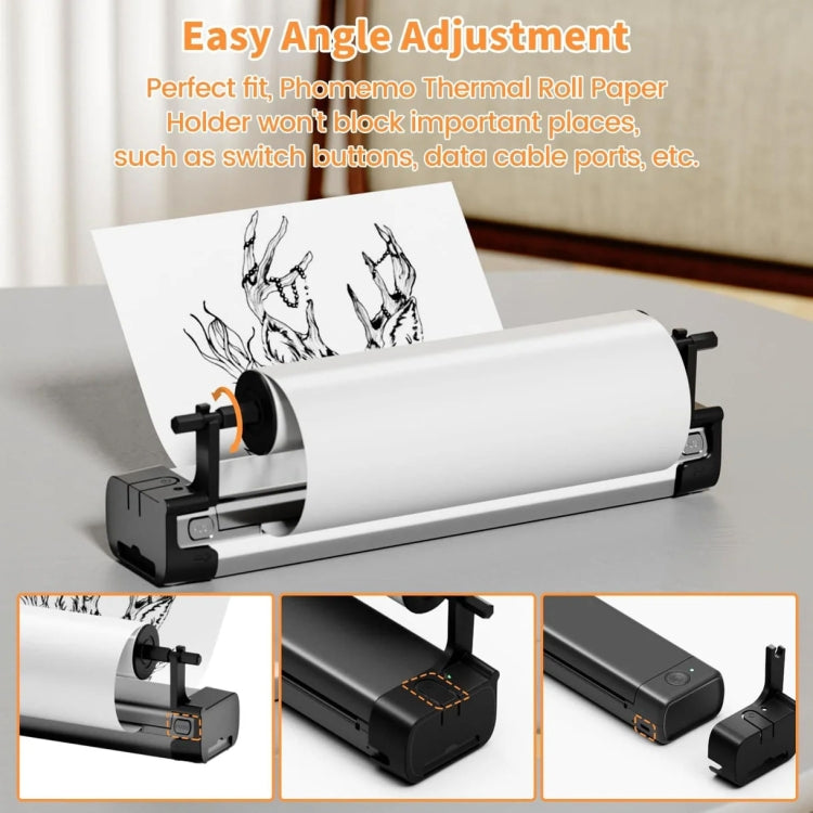 Phomemo M08F Printer Holder For Letter Rolls Thermal Paper - HoMEdemic™ 