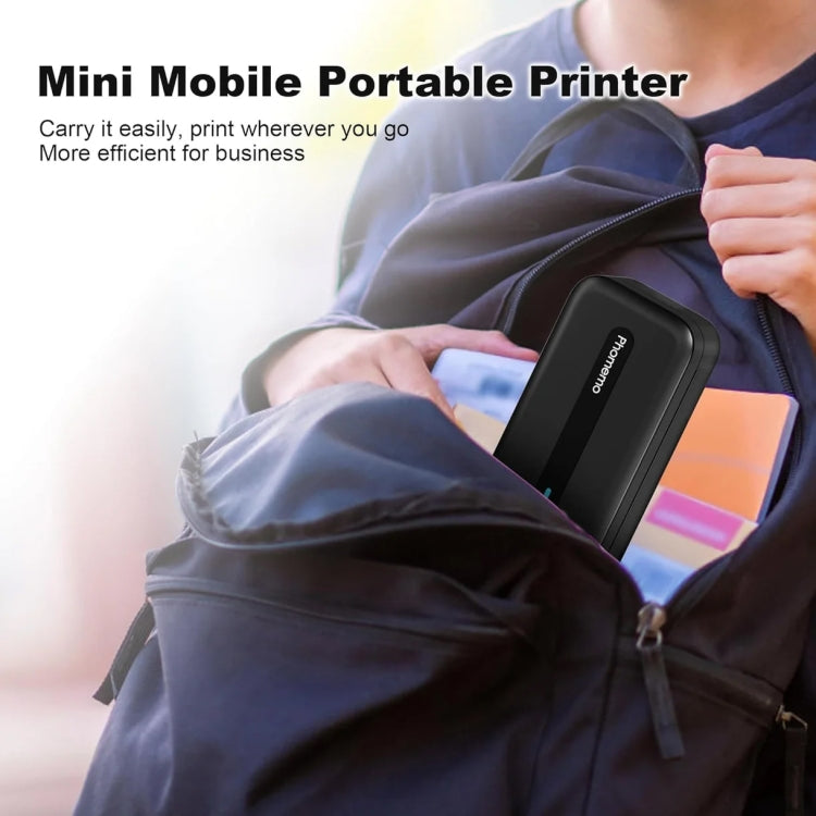 Phomemo M832 300dpi Wireless Thermal Portable Printer, Size: A4 Version(Black) - HoMEdemic™ 