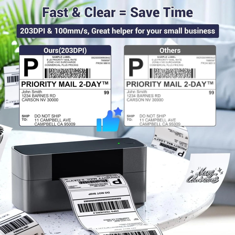Phomemo PM245-BT Bluetooth Shipping Label Printer Support Labels Width  1- 4.6 Inch(US Plug) - HoMEdemic™ 