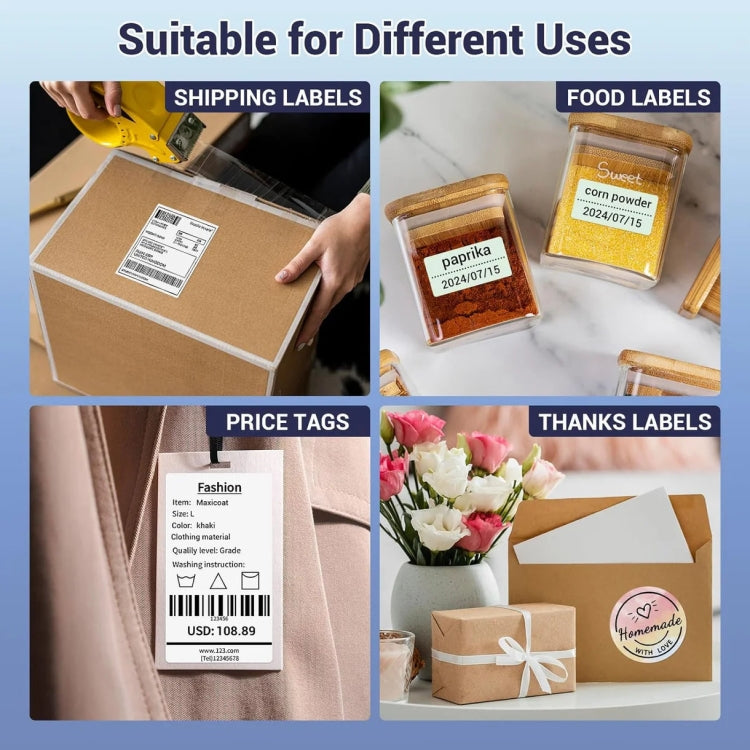 Phomemo PM245-BT Bluetooth Shipping Label Printer Support Labels Width  1- 4.6 Inch(US Plug) - HoMEdemic™ 