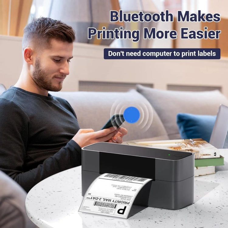 Phomemo PM245-BT Bluetooth Shipping Label Printer Support Labels Width  1- 4.6 Inch(US Plug) - HoMEdemic™ 