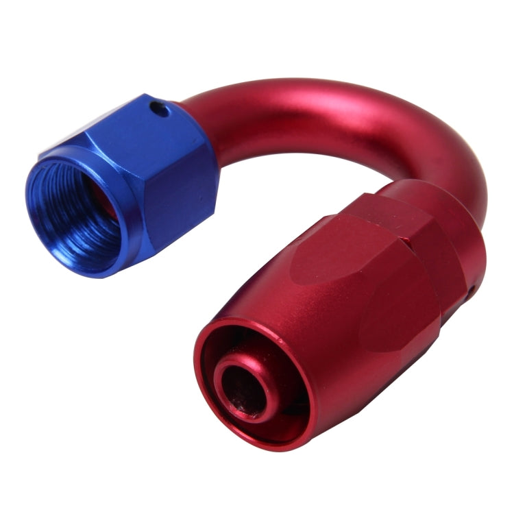 Pipe Joints 180 Degree Swivel Oil Fuel Fitting Adaptor Oil Cooler Hose Fitting Aluminum Alloy AN6 Curved Fitting Car Auto Accessories, 180 Degree AN6 - HoMEdemic™ 