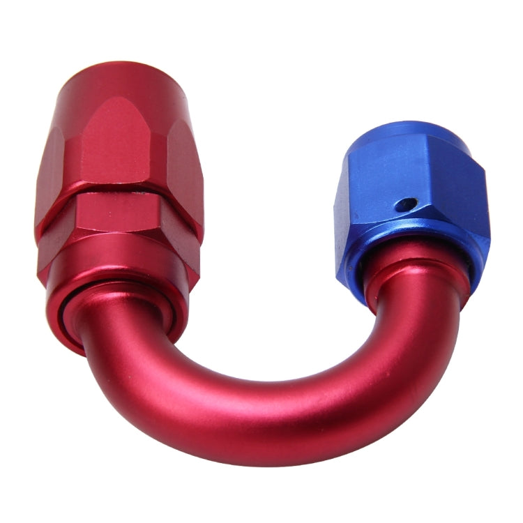 Pipe Joints 180 Degree Swivel Oil Fuel Fitting Adaptor Oil Cooler Hose Fitting Aluminum Alloy AN6 Curved Fitting Car Auto Accessories, 180 Degree AN6 - HoMEdemic™ 
