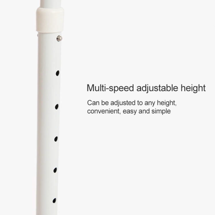 Plastic Pad Steel Tube Bracket Liftable Foldable Portable Multi-purpose Laptop Table, Adjustable Height: 52-72cm, Adjustable Angle: 30 Degrees / 60 Degrees / 90 Degrees, Adjustable Height: 52-72cm White - HoMEdemic™ 