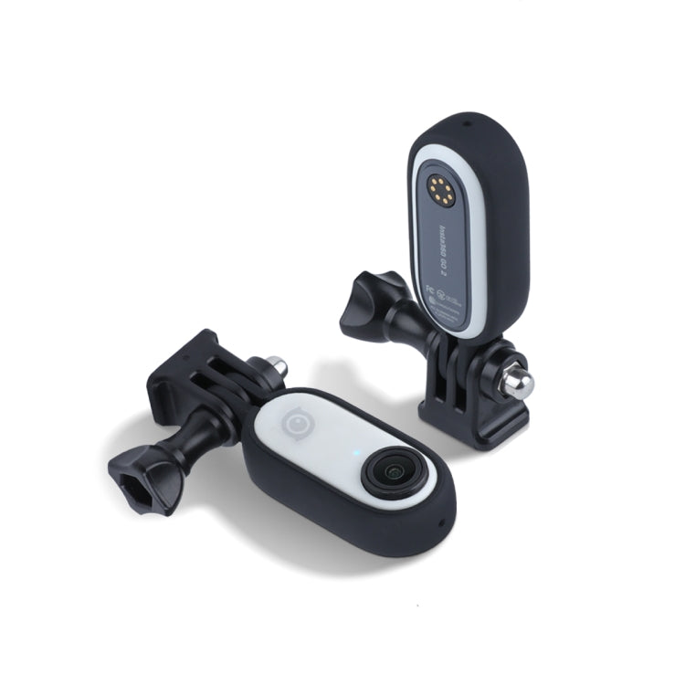 Plastic Protective Frame Mount Cage with Tripod Base Adapter for Insta360 GO 2(Black) - HoMEdemic™ 