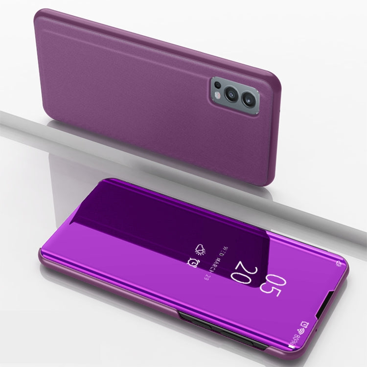 Plated Mirror Horizontal Flip Leather Case with Holder - HoMEdemic™ 