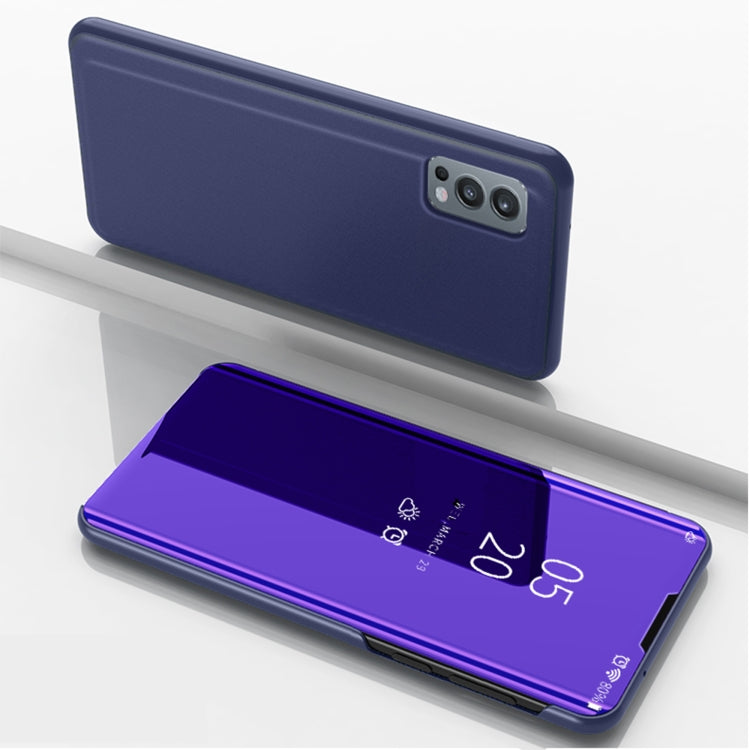 Plated Mirror Horizontal Flip Leather Case with Holder - HoMEdemic™ 