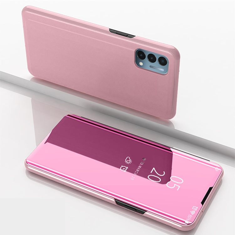 Plated Mirror Horizontal Flip Leather Case with Holder - HoMEdemic™ 