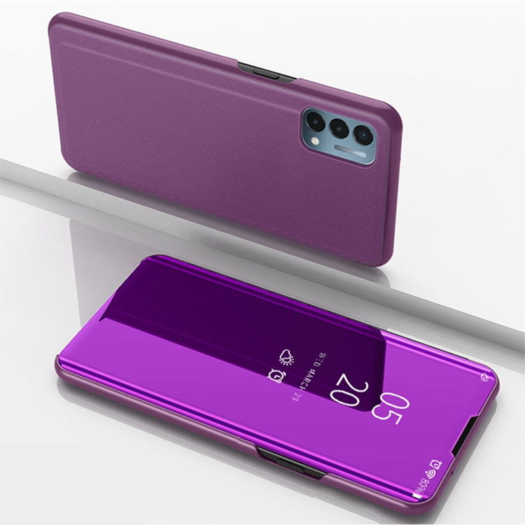 Plated Mirror Horizontal Flip Leather Case with Holder - HoMEdemic™ 