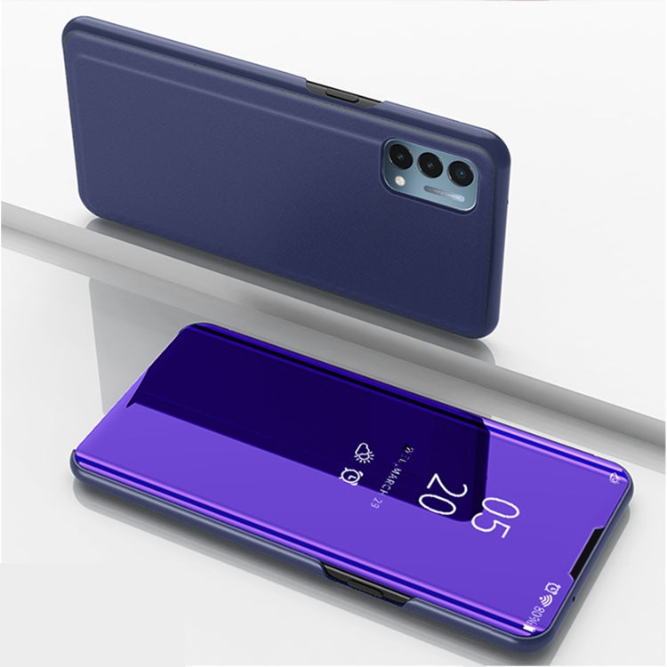 Plated Mirror Horizontal Flip Leather Case with Holder - HoMEdemic™ 