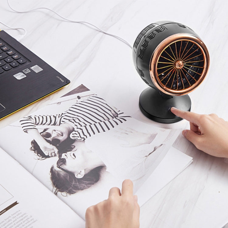 Portable Adjustable Mini USB Charging Air Convection Cycle Desktop Electric Fan Air Cooler, Support 2 Speed Control - HoMEdemic™ 
