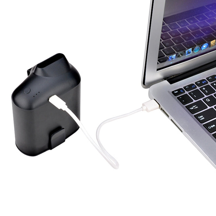 Portable Creative Hanging Waist USB Fan with Three Adjustable Wind Speed, Black, Grey - HoMEdemic™ 