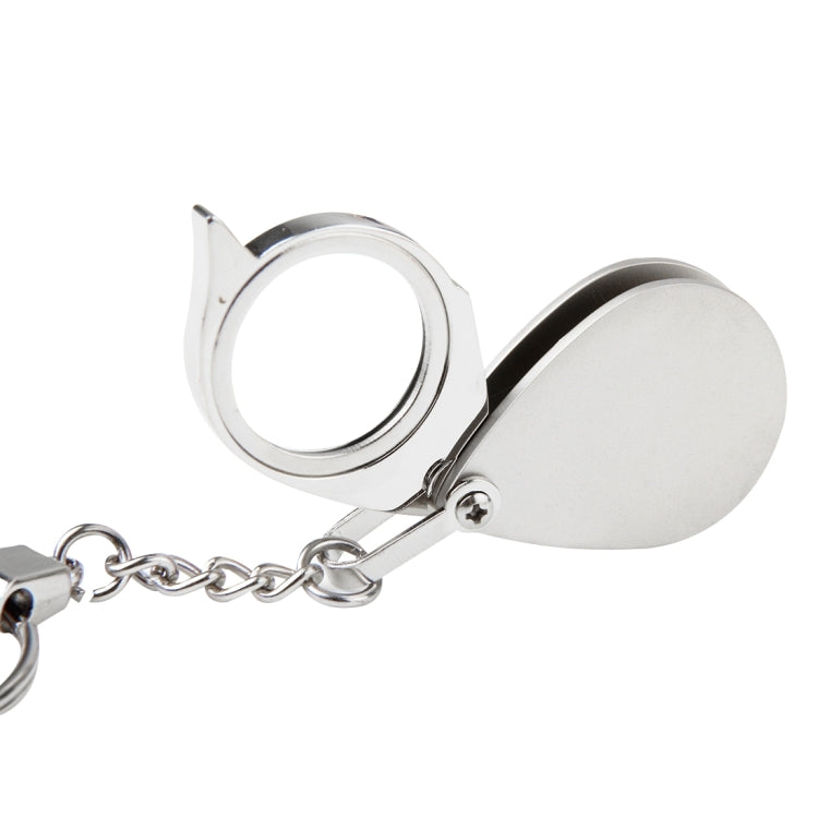 Portable Folding Loupe Metal Jewelry Antique Magnifier Magnifying Eye Glass Lens Keychain - HoMEdemic™ 