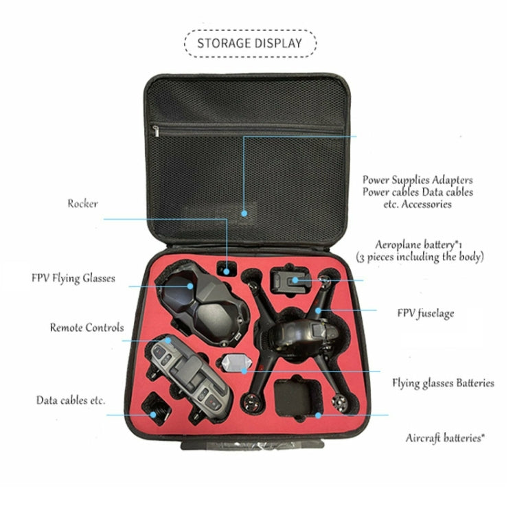Portable Hard Case Carrying Travel Storage Box Waterproof Hard Case Storage Bag for DJI FPV - HoMEdemic™ 