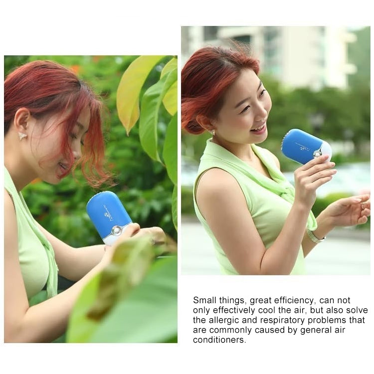 Portable Mini USB Charging Air Conditioner Refrigerating Handheld Small Fan - HoMEdemic™ 