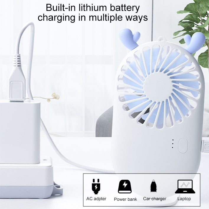 Portable Mini USB Charging Pocket Fan with 3 Speed Control - HoMEdemic™ 