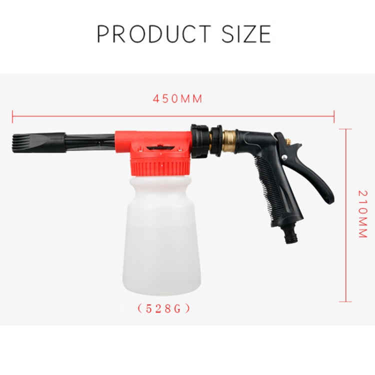 Portable Multi-functional Car Washer Water Gun Foam Pot Water Sprayer, Random Color Delivery - HoMEdemic™ 