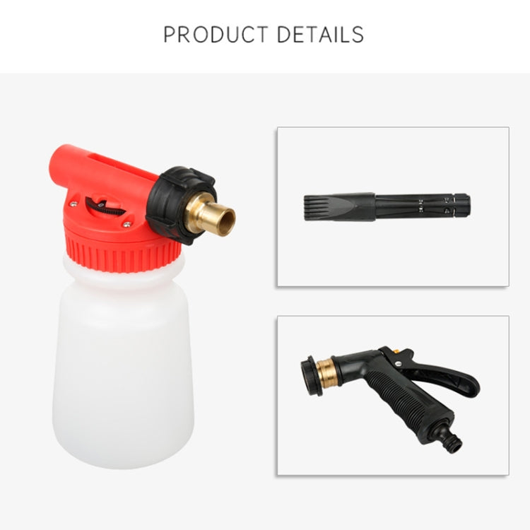 Portable Multi-functional Car Washer Water Gun Foam Pot Water Sprayer, Random Color Delivery - HoMEdemic™ 